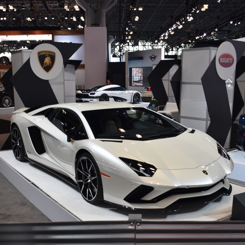 Interesting new supercar in a boring-ass color. Kind of a wasted effort by Lamborghini IMO
